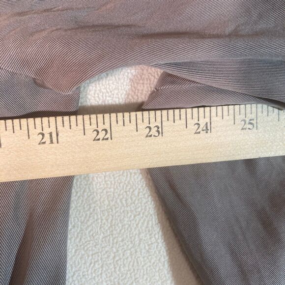 Bishop + Young Utility Jacket Sz S Taupe Brown Tencel Roll Tab Lightweight Coat - Picture 3 of 10